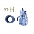 34mm PWK Power Jet Carburetor Flat Slide GY6 Scooter ATV Go Kart Dirt Bike Carb 