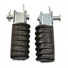 Footrest Footpeg Foot Pegs Rest for Yamaha PW50 PW80 Pit Dirt Motor Bike New 