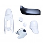 Yamaha PW50 PW 50 Complete Plastic Kit White