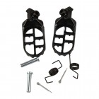  Foot Peg Footpegs Footrest Yamaha PW50 PW80 PW 50 80 Dirt Bike Black  