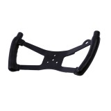 Go Kart Steering Wheel Aluminum Racing Cart Part Butterfly H Style 350mm Black 