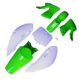 Plastic Fenders Complete Fairing Kit for Kawasaki KLX 110 KLX110 DRZ KX65 Green 
