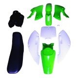Plastic Fenders Seat Fuel Tank Complete Kit for Kawasaki KLX 110 KLX110 DRZ KX65 
