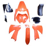  Plastics Fairing Guard Fenders Complete Body Kit for KTM85 Orange 