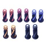 7/8" CNC Aluminum Motorcycle Bike Handlebar Hand Grip Comfort Rubber 