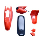 For Yamaha PW50 PY50 PW 50 Plastic Fender Body Seat Gas Tank Kit Red