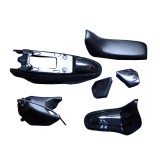 Plastic Seat Gas Tank Body Fenders Kit for Yamaha PW50 PY50 PW 50 Black