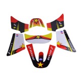  Graphics Decal Stickers Kit Yamaha PW50 PW 50cc M YiWi 50 Red  