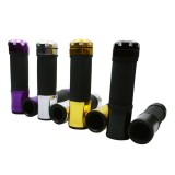 Motorcycle Aluminum Rubber Gel Hand Grips 7/8" Handlebar Sport Bike 多 