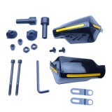 Universal 7/8" Motorcycle Smoke Handlebar Handguards Protectors Hand One Pair