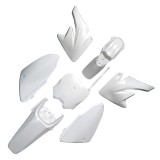 NEW WHITE FENDER PLASTIC KIT HONDA CRF 70 CRF70 