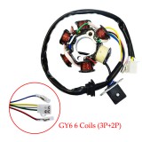 GY6 50 110 150cc ignition Stator Magneto 6 Coil Scooter Moped ATV TAOTAO JCL 