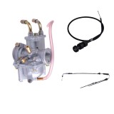 For Yamaha PW 50 PW50 Carburetor Throttle Gas Cable and Choke Cable 1981-2009 