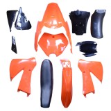 Plastic Body Fenders Seat Gas Fuel Tank Complete Kit for KTM 250 SX SXF Orange 