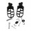  Foot Peg Footpegs Footrest Yamaha PW50 PW80 PW 50 80 Dirt Bike Black  